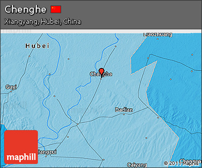 Political 3D Map of Chenghe