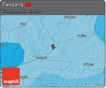 Political 3D Map of Taogang