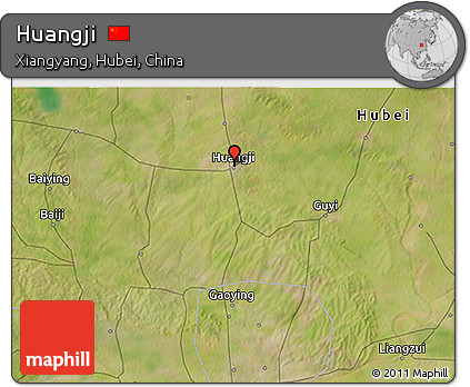 Satellite 3D Map of Huangji