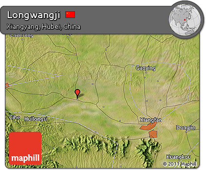 Satellite 3D Map of Longwangji