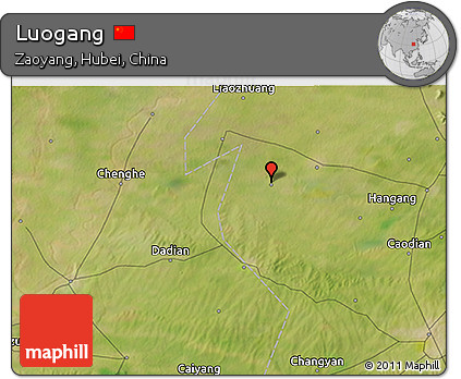 Satellite 3D Map of Luogang