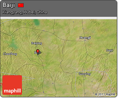 Satellite 3D Map of Baiji