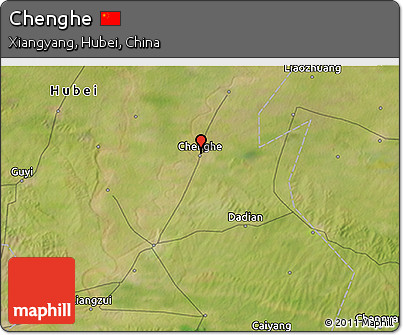 Satellite 3D Map of Chenghe