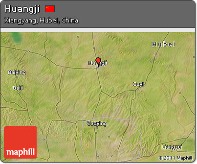 Satellite 3D Map of Huangji