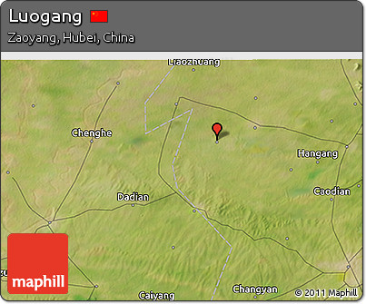 Satellite 3D Map of Luogang