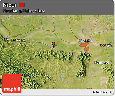 Satellite 3D Map of Nizui