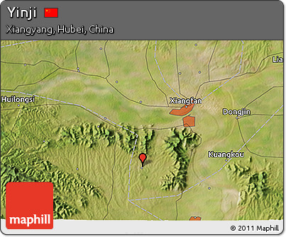 Satellite 3D Map of Yinji