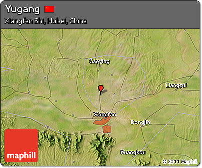 Satellite 3D Map of Yugang