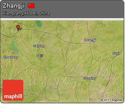 Satellite 3D Map of Zhangji