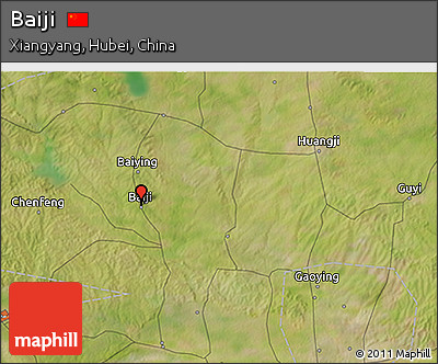 Satellite 3D Map of Baiji