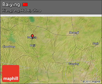 Satellite 3D Map of Baiying
