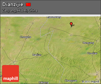 Satellite 3D Map of Dianzijie