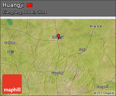 Satellite 3D Map of Huangji