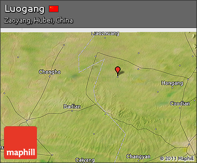 Satellite 3D Map of Luogang
