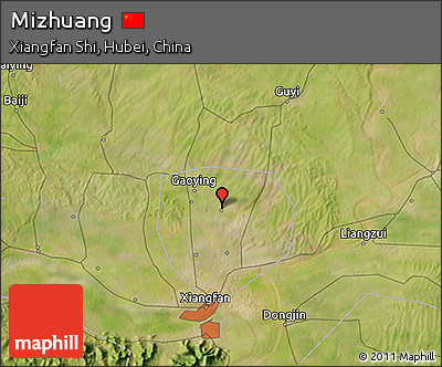 Satellite 3D Map of Mizhuang