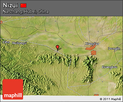 Satellite 3D Map of Nizui