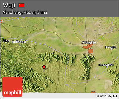 Satellite 3D Map of Wuji