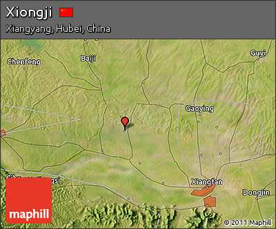 Satellite 3D Map of Xiongji