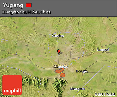 Satellite 3D Map of Yugang