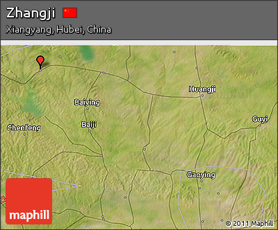 Satellite 3D Map of Zhangji