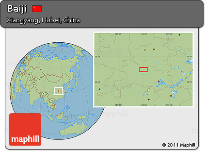 Savanna Style Location Map of Baiji