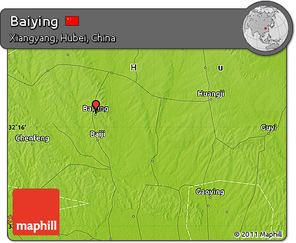Physical Map of Baiying