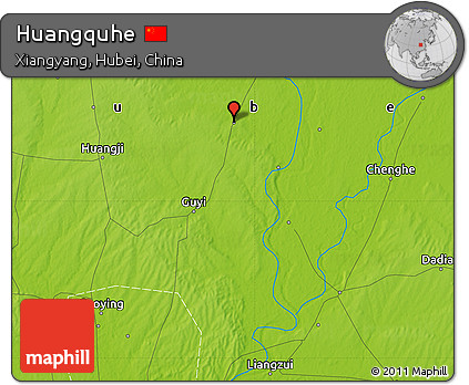 Physical Map of Huangquhe