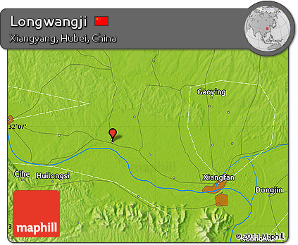 Physical Map of Longwangji