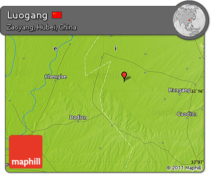 Physical Map of Luogang