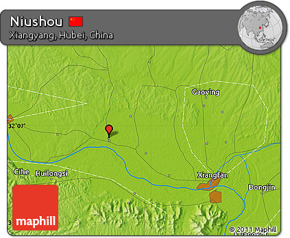 Physical Map of Niushou