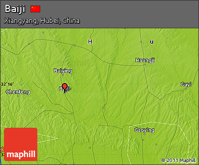 Physical Map of Baiji