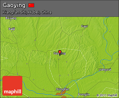 Physical Map of Gaoying