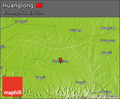 Physical Map of Huanglong