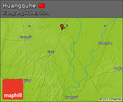 Physical Map of Huangquhe