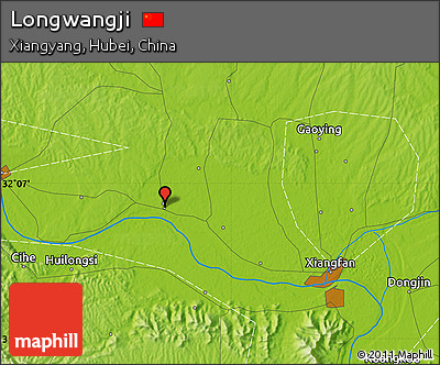 Physical Map of Longwangji
