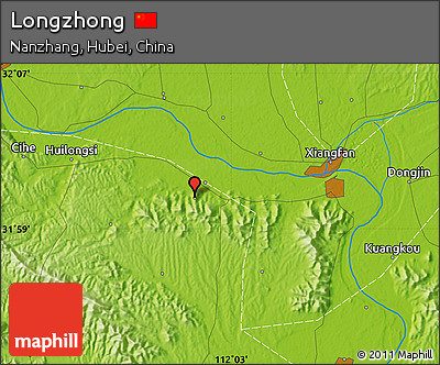 Physical Map of Longzhong