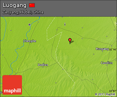Physical Map of Luogang