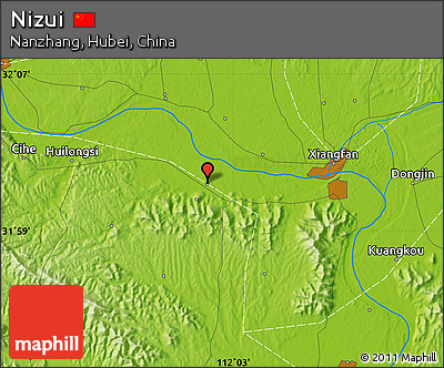 Physical Map of Nizui
