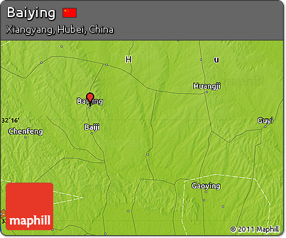 Physical Map of Baiying
