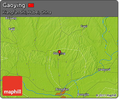 Physical Map of Gaoying