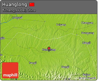 Physical Map of Huanglong