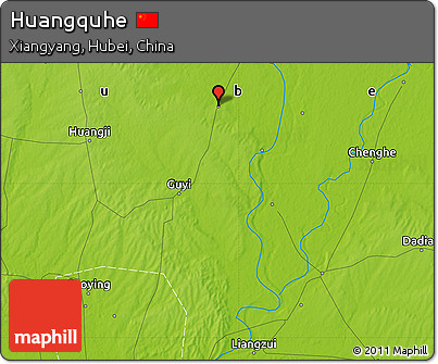 Physical Map of Huangquhe