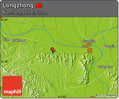 Physical Map of Longzhong