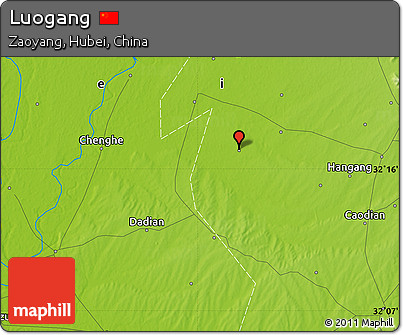 Physical Map of Luogang