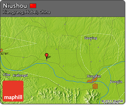 Physical Map of Niushou