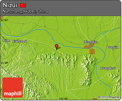 Physical Map of Nizui