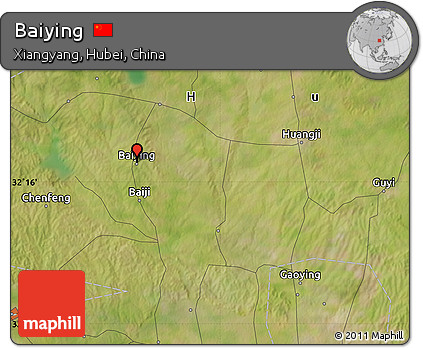Satellite Map of Baiying