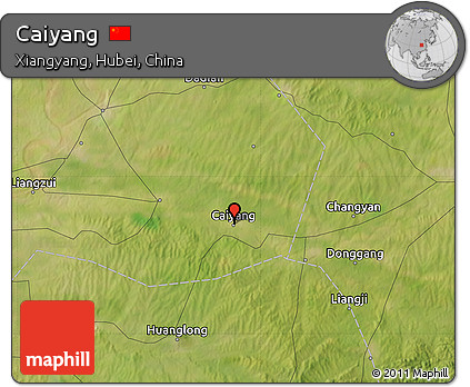 Satellite Map of Caiyang