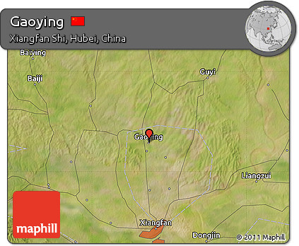 Satellite Map of Gaoying