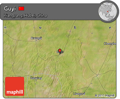 Satellite Map of Guyi